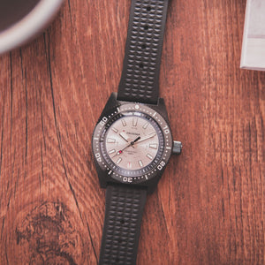 Proxima Black 65 Day-date Silver Dial
