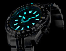 Load image into Gallery viewer, Thorn Black Landmaster GMT Homage